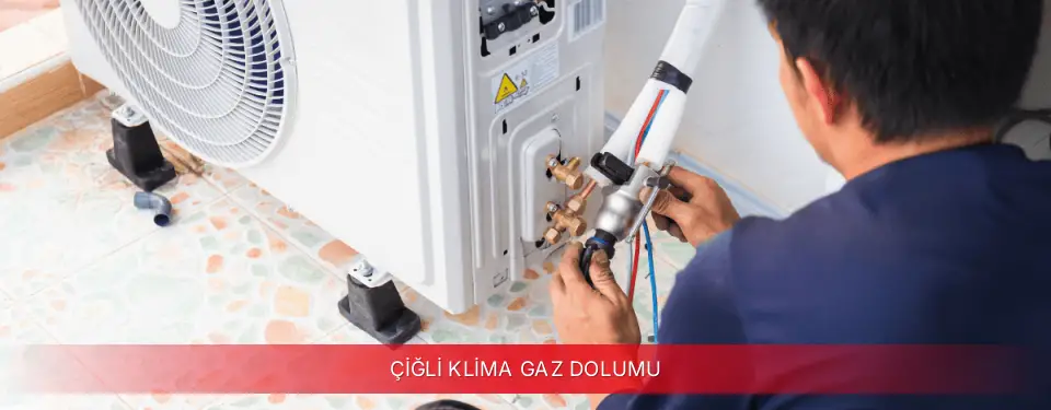 Çiğli İlçemi Viessmann Klima Gaz Dolumu